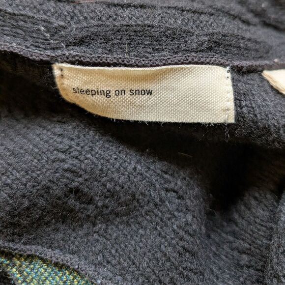 Anthropologie Sleeping On Snow Lafayette Cardigan Sweater Floral Open Large - Picture 7 of 9